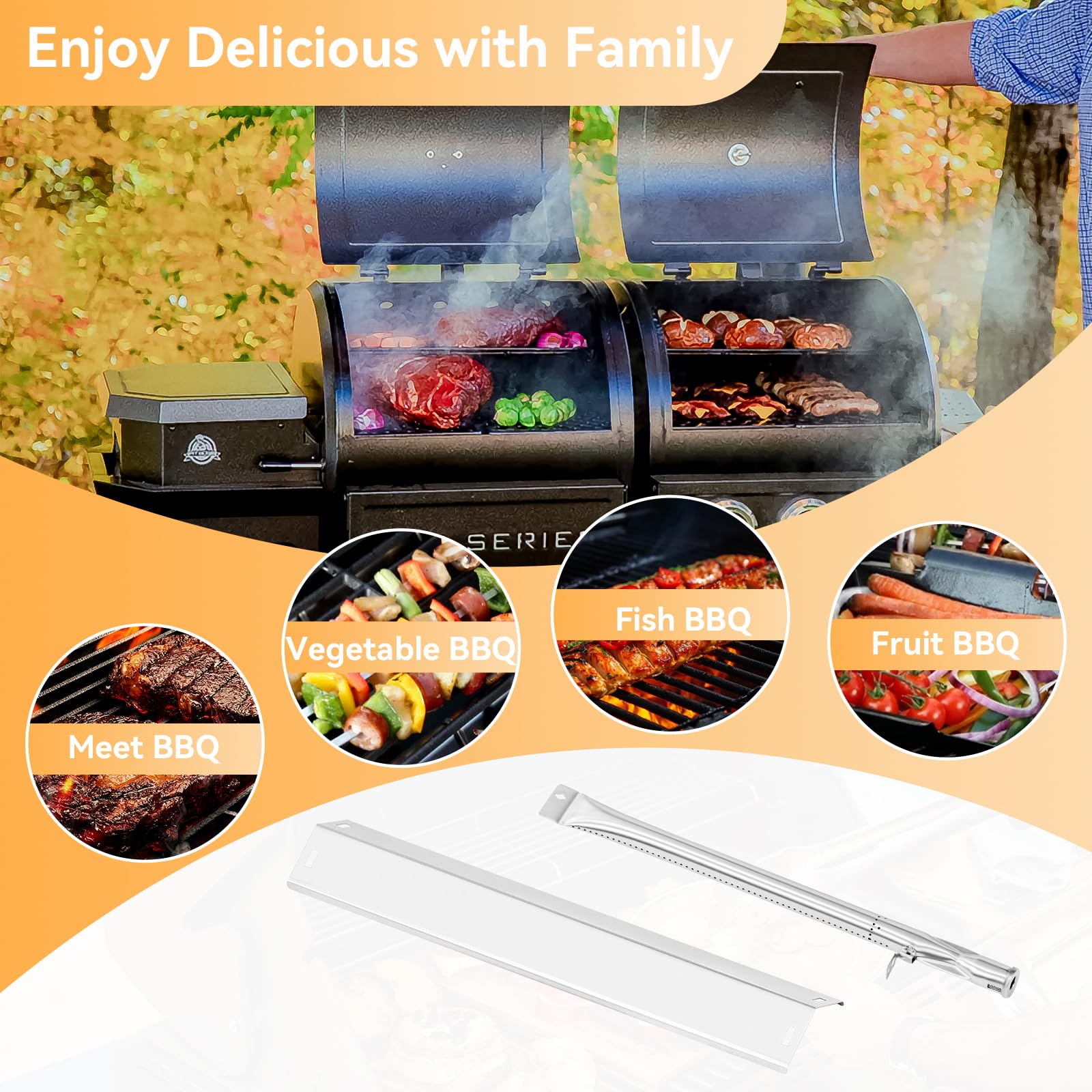 Pellet Burner Uniflasy Grill Replacement Parts For Pit Boss