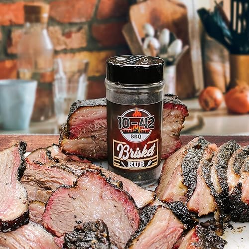 Miniatura 4 de 10-42 BBQ Brisket Rub - Condimento de especias totalmente natural para carne, costilla, pechuga de res - Condimento de carne para barbacoa y