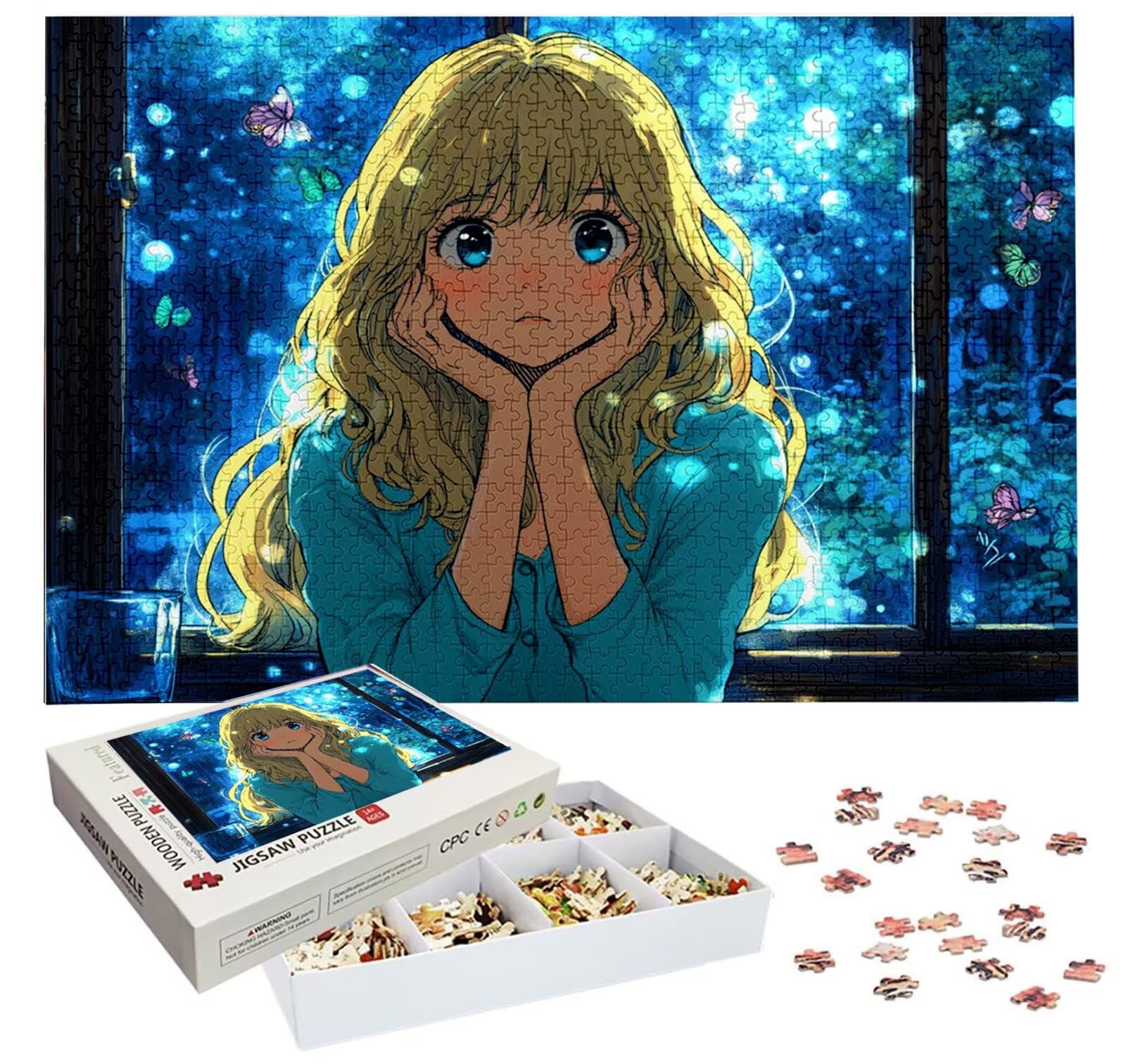 Puzzle Dessin animé 3000 Pièces Adultes, Puzzle 3000 Pièces pour Adultes et Enfants à Partir de 14 Ans, Fille Puzzles Bois de Qualité Supérieure avec Une Boîte d'emballage Exquise, Cadeaux Noël H-3637