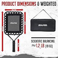 Vista 7 de Baseball Racket for Fly Balls, 19-Ounce Fungo Racket Baseball/Softball Training, Scientific Weighted Bat with Ergonomic for Parents & Coaches