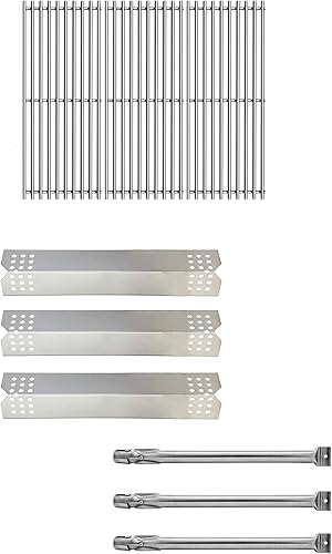 Htanch SN0811 SA0811 (paquete de 3) piezas de repuesto para placa de calor Kitchen Aid 720-0787D, quemador, rejillas de parrilla de gas