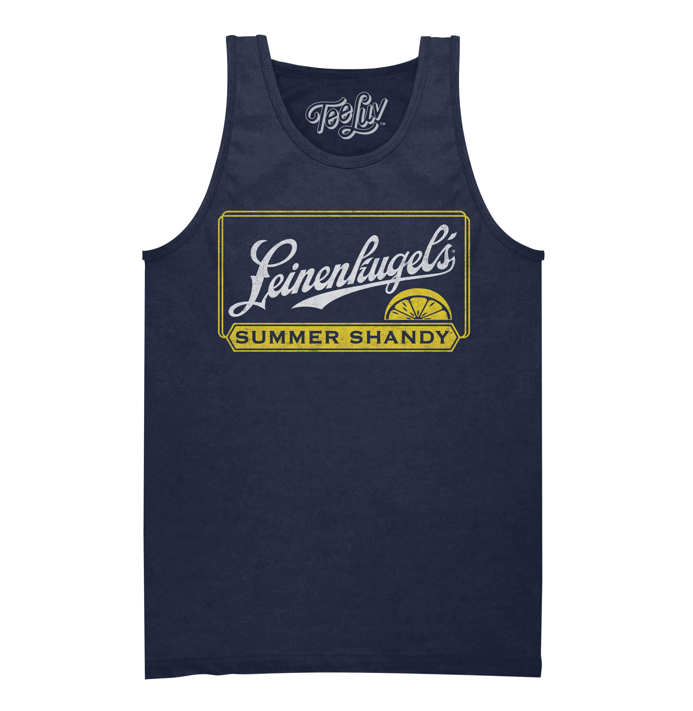 Tee Luv Men's Leinenkugel's Summer Shandy Tank Shirt - Leinenkugel Beer Tank Top