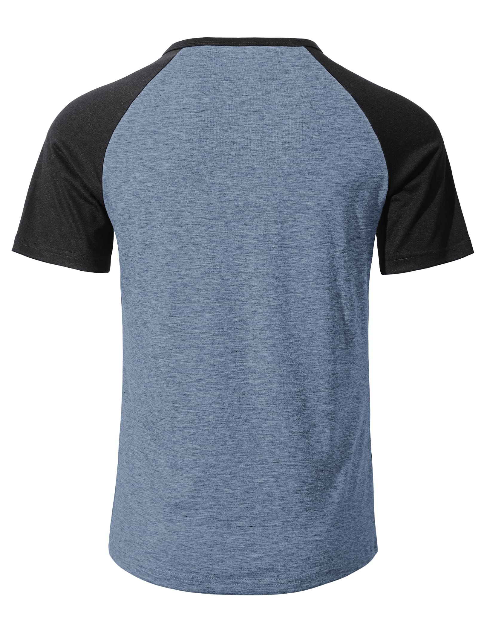 TARAINYA Henley T-Shirt Uomo Cotone Maglietta Manica Corta Estate Casual Coreana con Abbottonatura Regular Fit