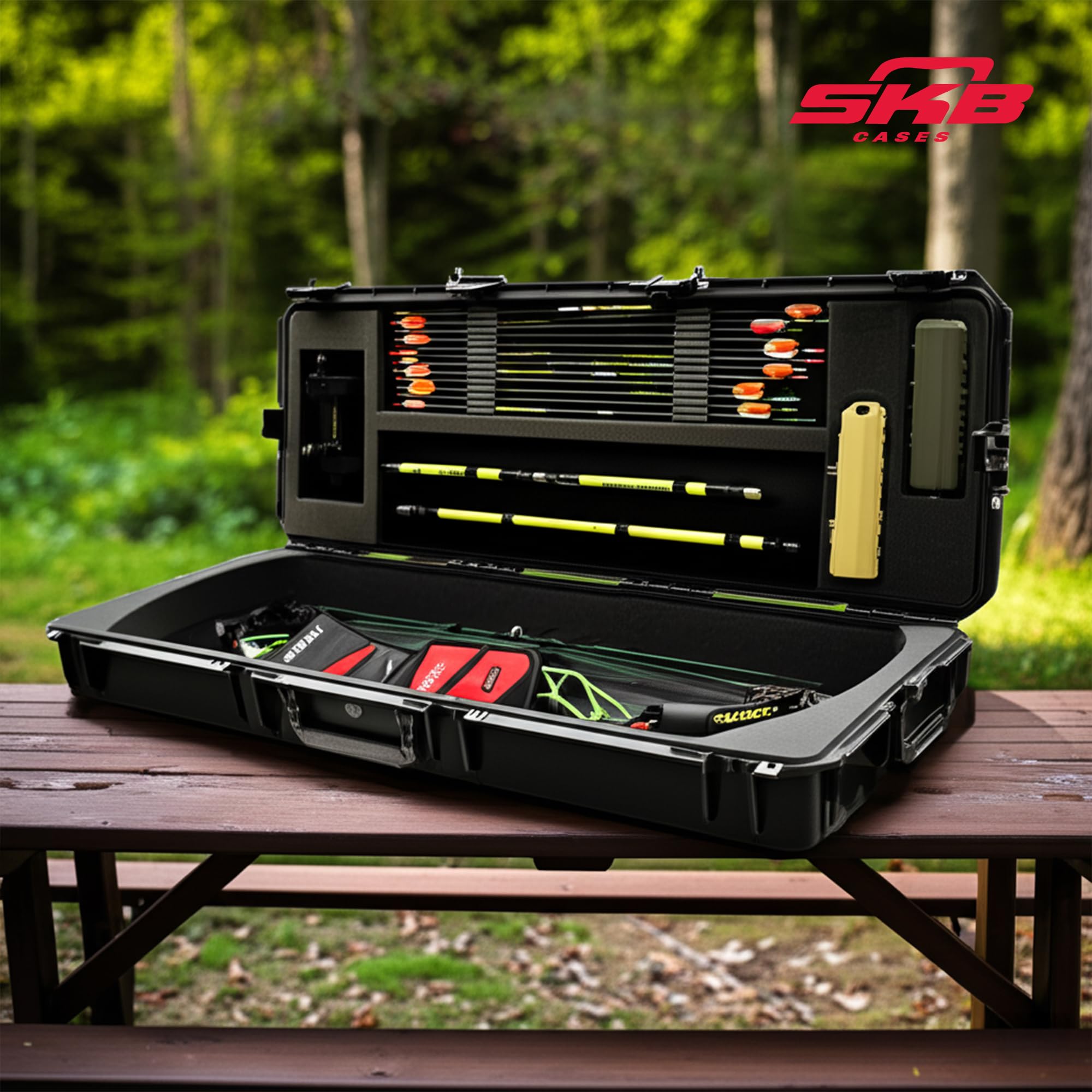 Amazon.com: SKB iSeries Target Long Bow Case, Secure Latching