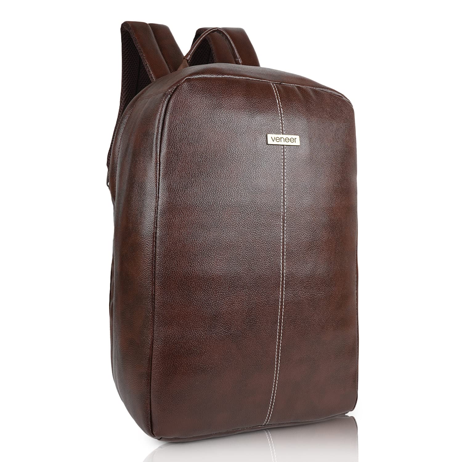Veneer Vegan Leather Laptop Backpack, Anti-theft Travel Backpack, Business School Bookbag for Men & Women Fit 15.6 Inches Laptop (B09Q4GSHRP) Amazon Price History, Amazon Price Tracker