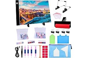 Ratukall 183PCS Diamant Painting Light Pad Kit: Illuminate Your Artistic Journey