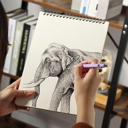 Miniatura 9 de Mr. Pen - Juego de lápices mecánicos con recambios de plomo y borradores, paquete de 6, tema bohemio, 0.020 in y 0.028 in, bonitos lápices LED