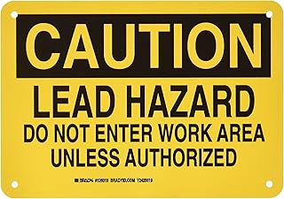 Brady 126019 Chemical and Hazard Sign, Legend