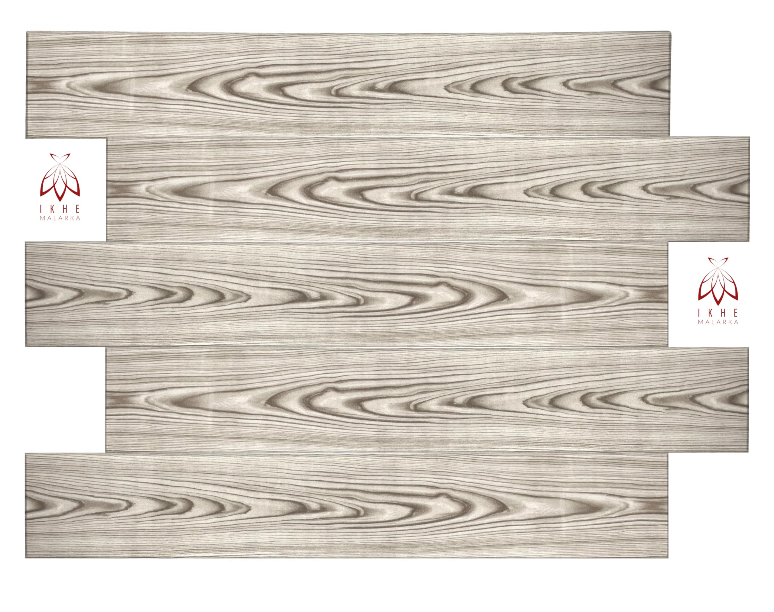 Panneaux de plafond 2 m² Aspect bois Polystyrène 100 x 16,7 cm Lot de 12 PP-111 Couleur cendrée