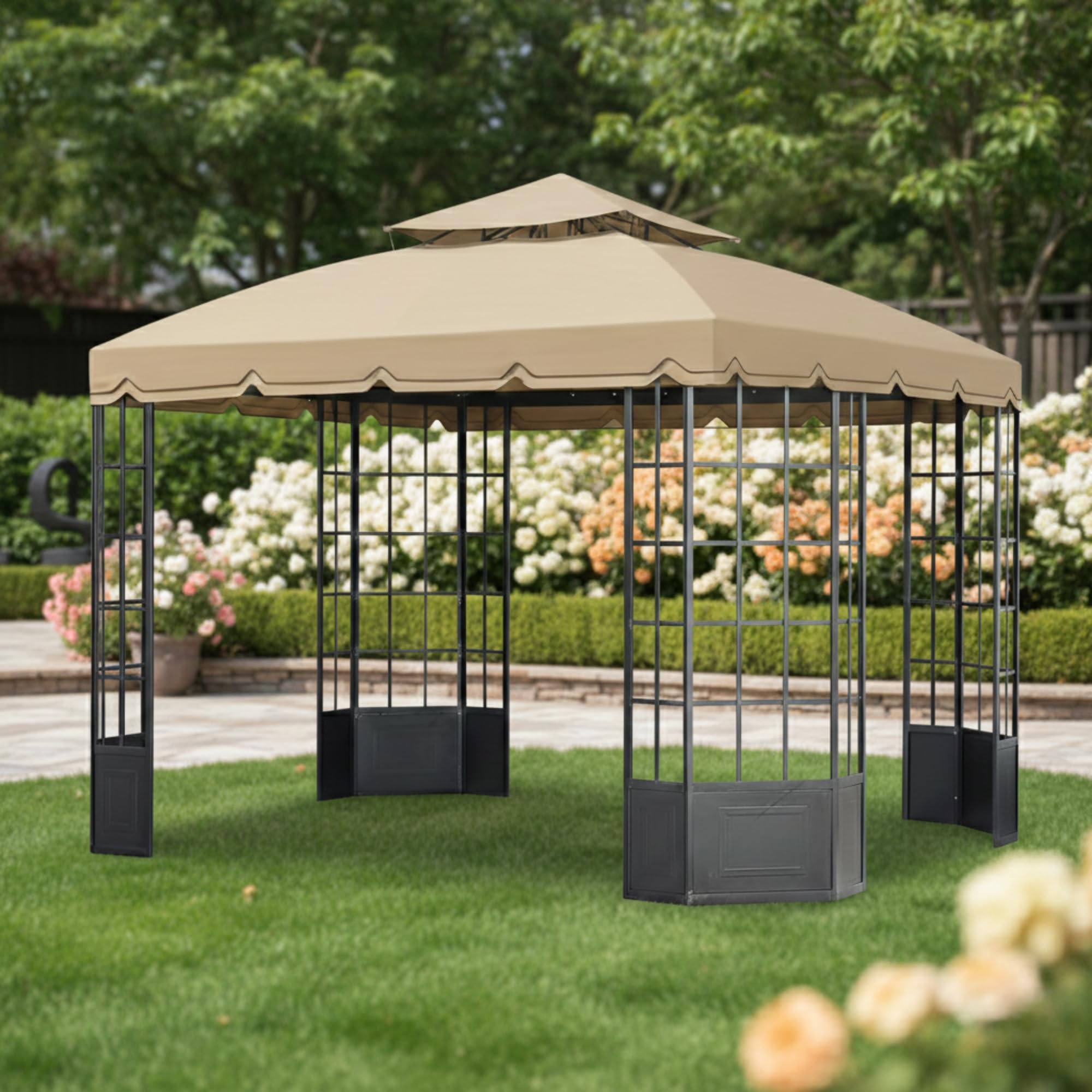 Amazon.com: Garden Winds Durable 350 Replacement Canopy Top