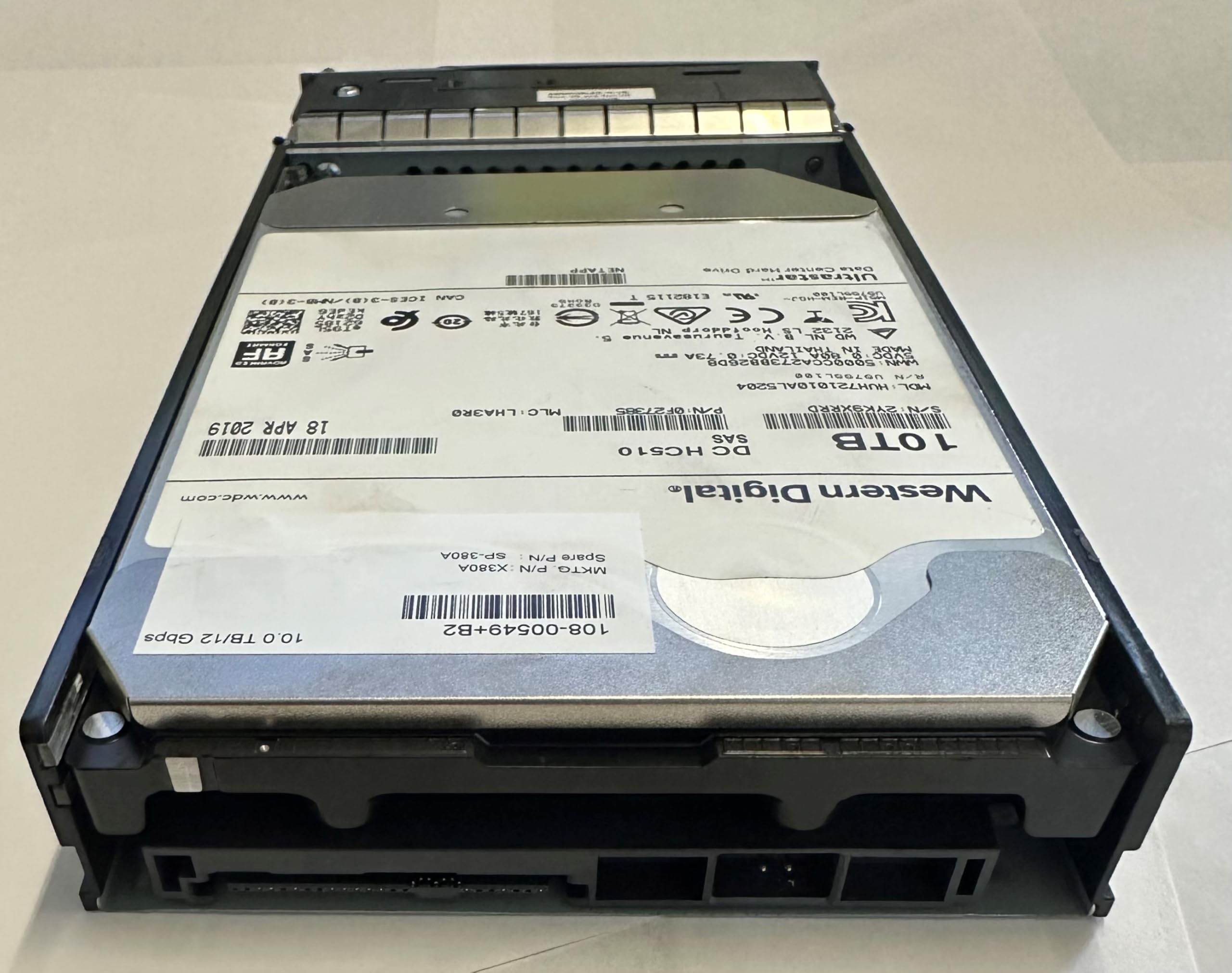 Amazon.com: X380A NetApp ($368 ea.) 10TB, 7200 RPM, SAS, 12Gbs. 1