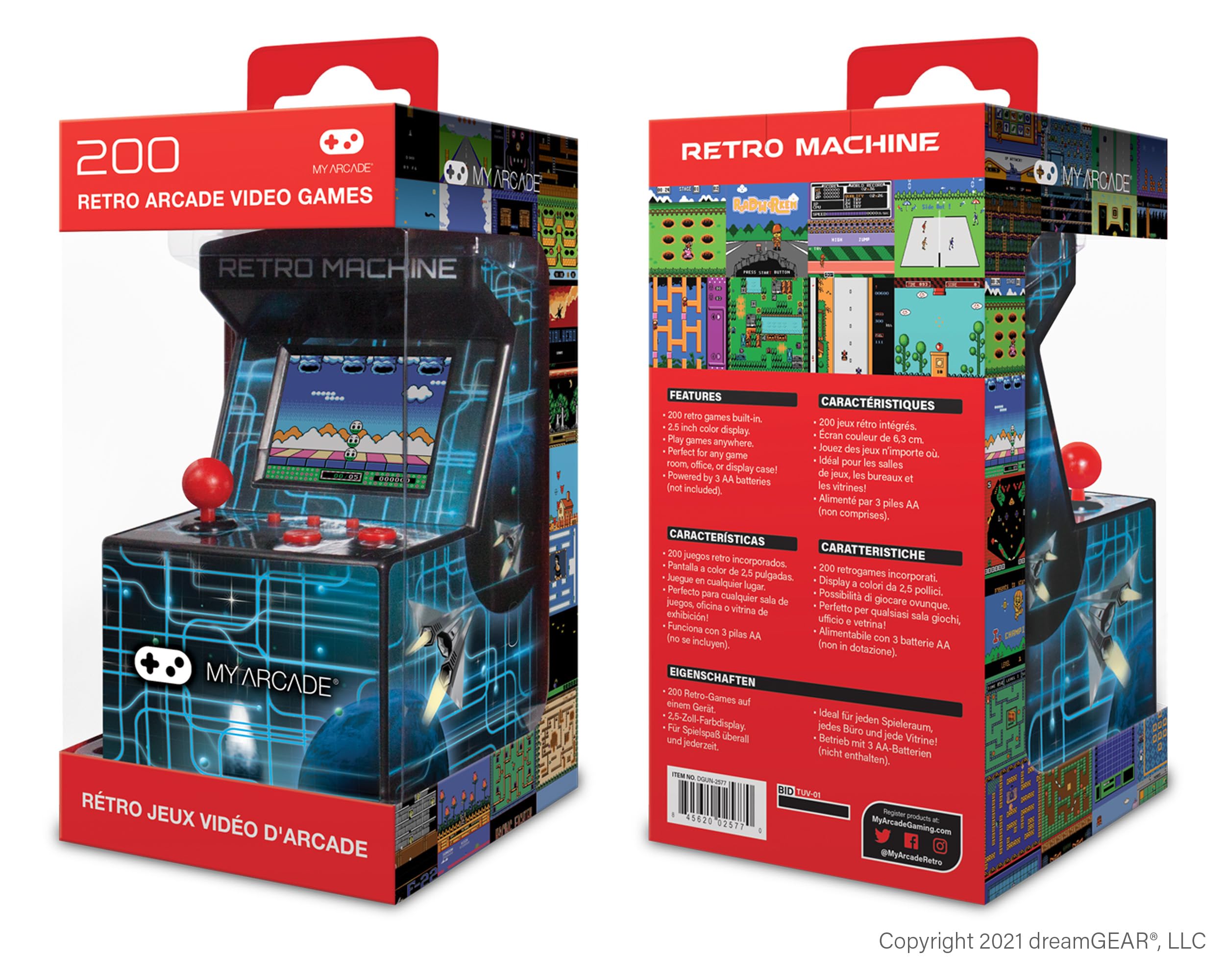 Amazon.com: My Arcade Retro Machine Playable Mini Arcade: 200
