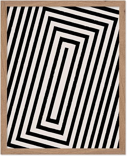 Miniatura 61 de Monem Art Line - Póster de dibujo de líneas curvas, arte geométrico, arte de boceto, arte abstracto, arte moderno de mediados de siglo, arte