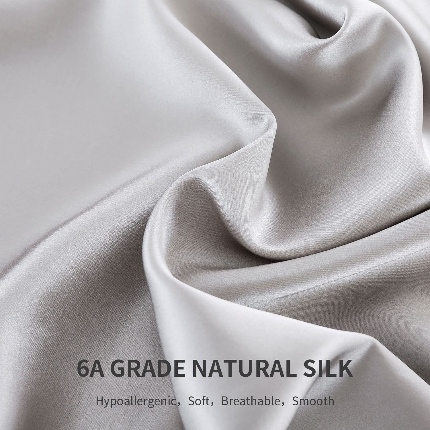 ZIMASILK 100% Mulberry Silk Pillowcase for Hair and Skin Health Both Sides 19 Momme Premium Grade 6A Silk, Soft & Smooth - Image 4
