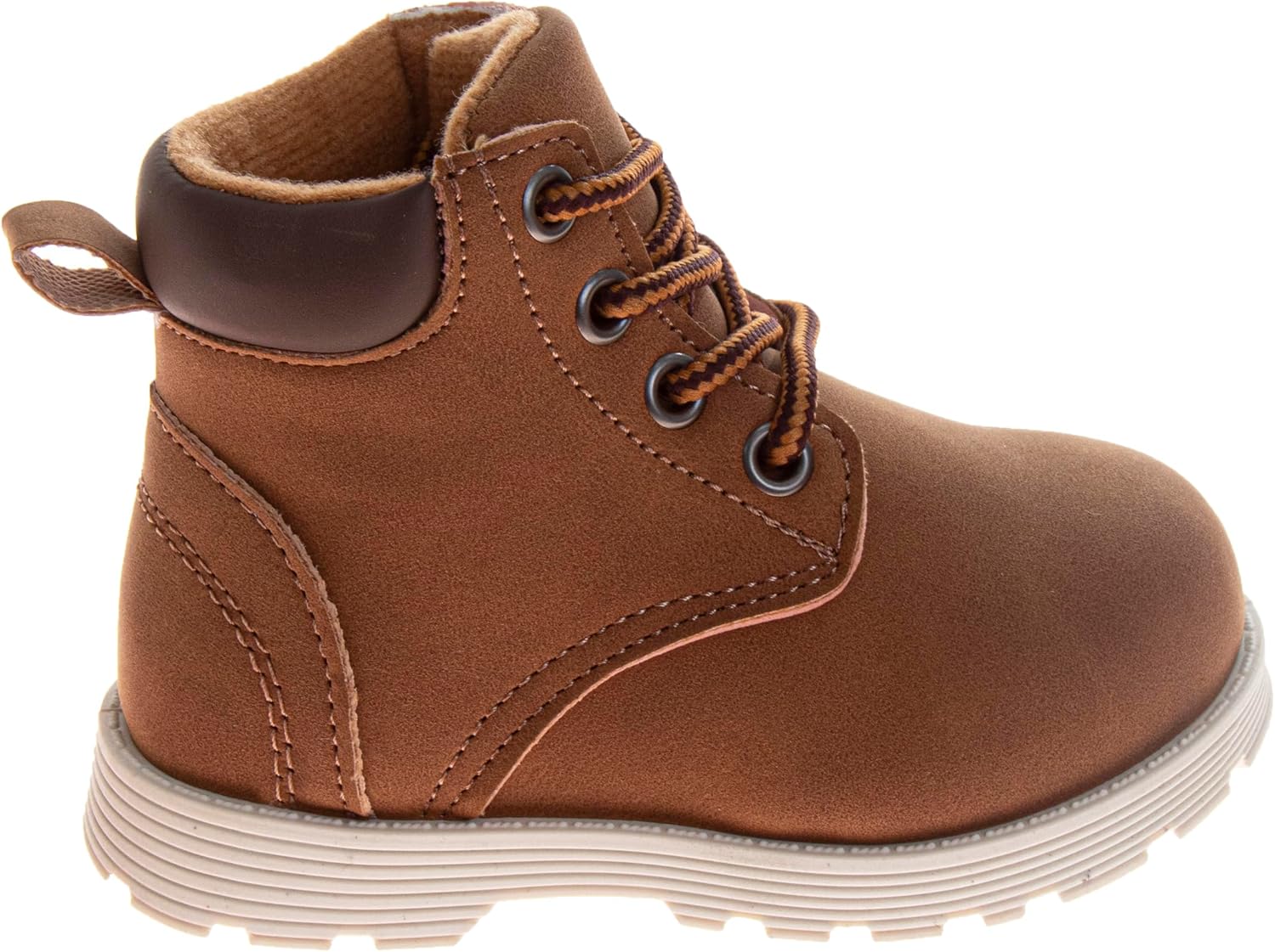 Josmo Kids Construction Boots MidCalf Workboot Walking Winter Hiking Climbing Snow Boots For Kid Sizes: 5-10 Toddler 11-13 Little Kid 1-4 Big Kid