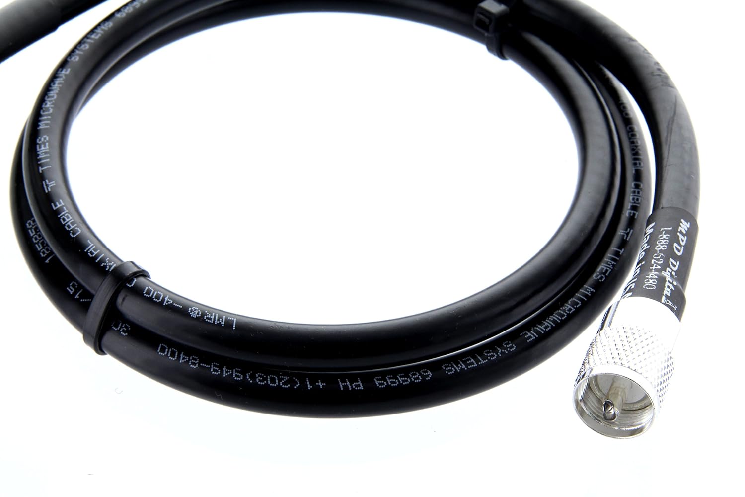 MPD Digital I LMR400DB Times Microwave Coax Cable I UHF PL259 Male to UHF PL259 Male Connector I Low Loss I CB Ham Radio, Hotspot WiFi, Radio Transmitters, Antenna I 10 FT
