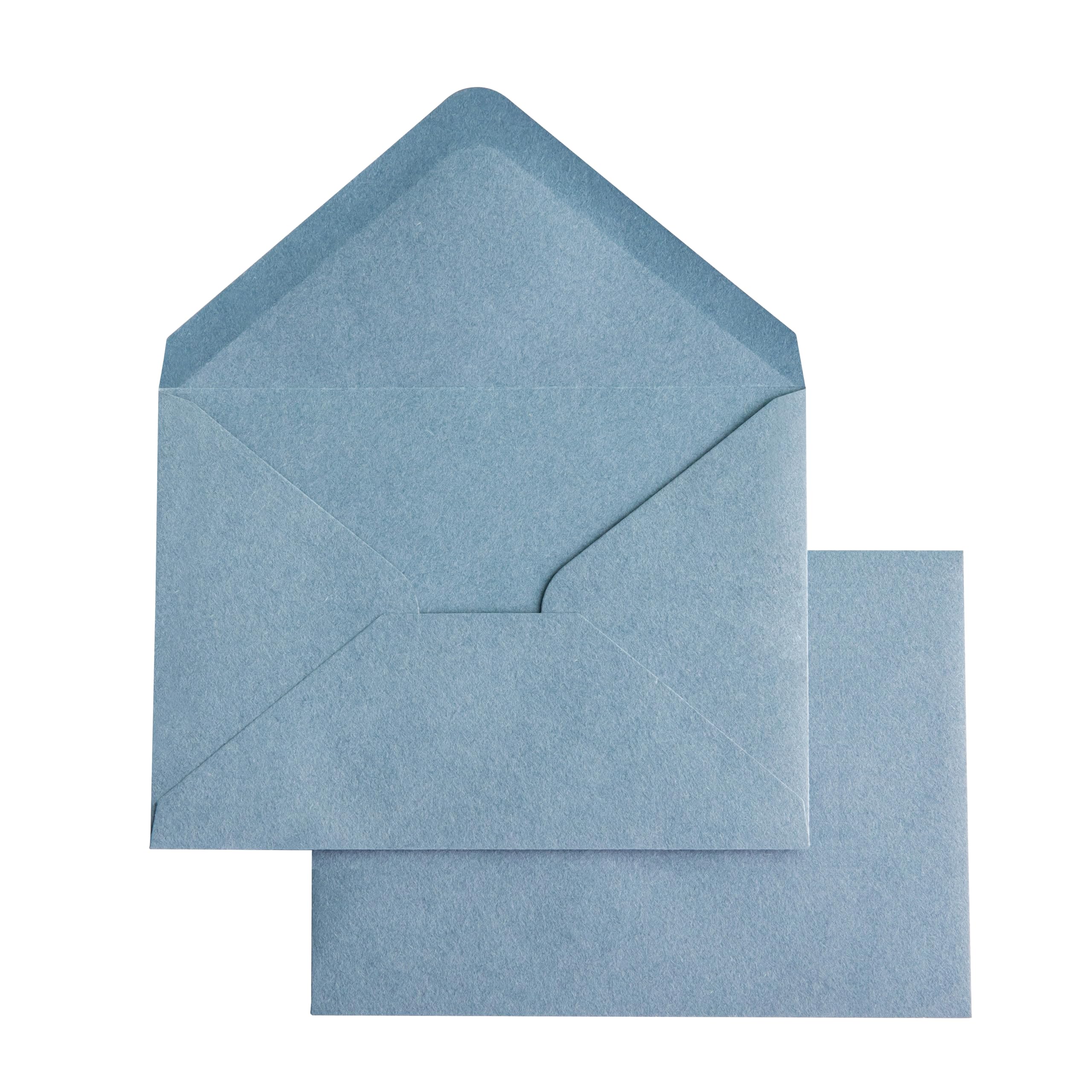 PONATIA 50 Pack A1 Envelopes, 3.63 x 5.2'' Dusty Blue Envelopes Perfect for Weddings RSVP Cards, Gretting Cards Envelope, Thank You Notes, Photos and