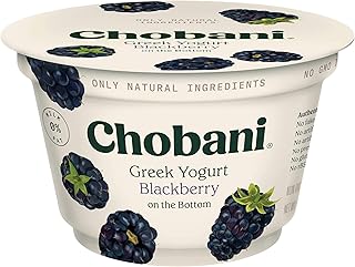 Chobani Non Fat Blackberry Greek Yogurt, 5.3 Ounce -- 12 per case