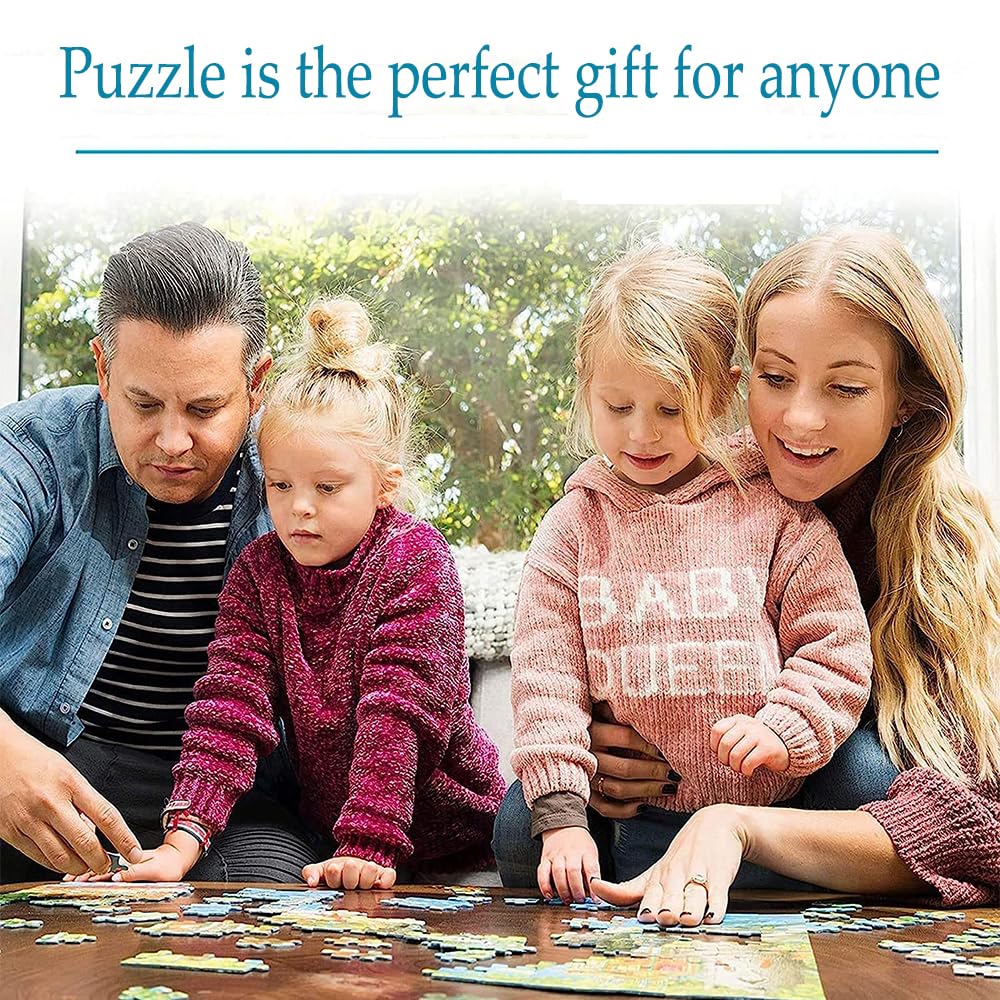 Jigsaw Puzzle 500 Piece Retro Cloud Types Science Id Poster Weather Prediction Meteorology Spring Summer Educational able Nature Scout Camp Chart Identification Wooden Adults Children Puzzles - Image 7