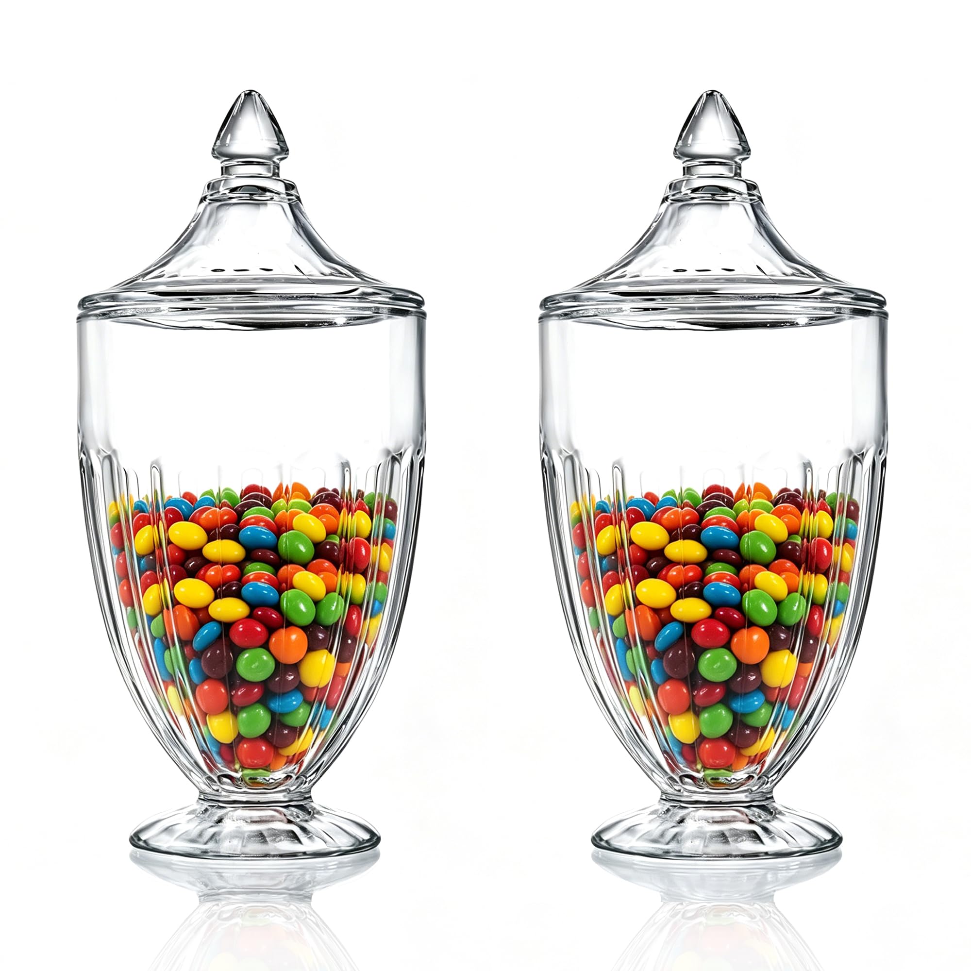 2 Pack 26oz Glass Cookie Jars with Lids for Cookies and Candy โ image 1