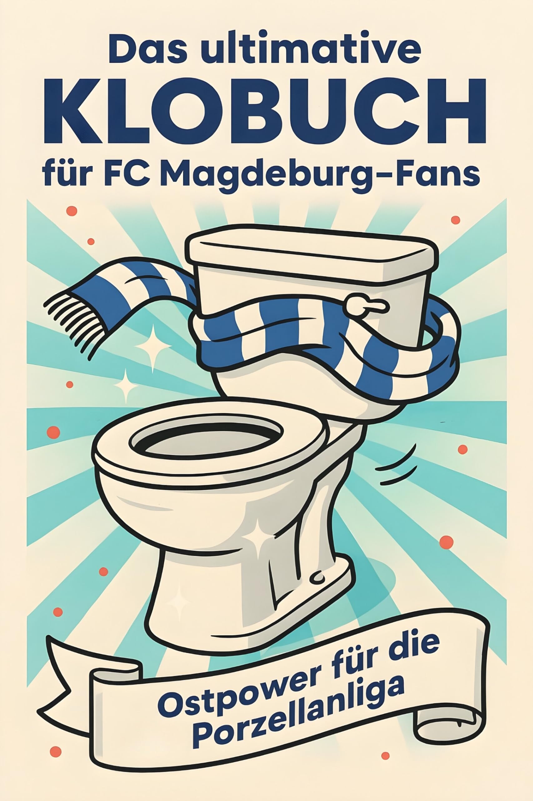 Das ultimative Klobuch für FC Magdeburg-Fans: Ostpower für die Porzellanliga. Lustiges Geschenk mit Lifehacks, Fun Facts und Geschichten
