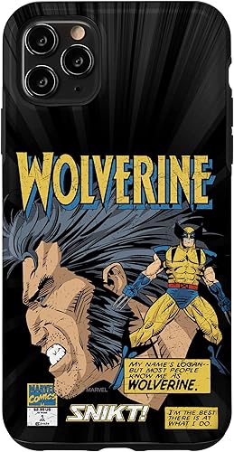 iPhone 11 Pro Max Marvel Comics Wolverine Classic Logan Caso