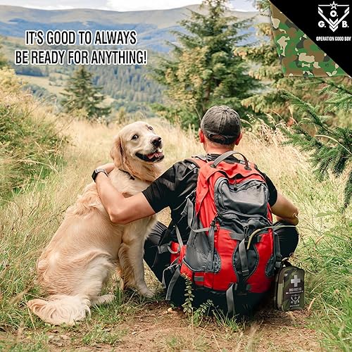 Miniatura 6 de Operation Good Boy - Kit táctico de primeros auxilios para mascotas, suministros esenciales para percances caninos, bolsa de nailon ligera e