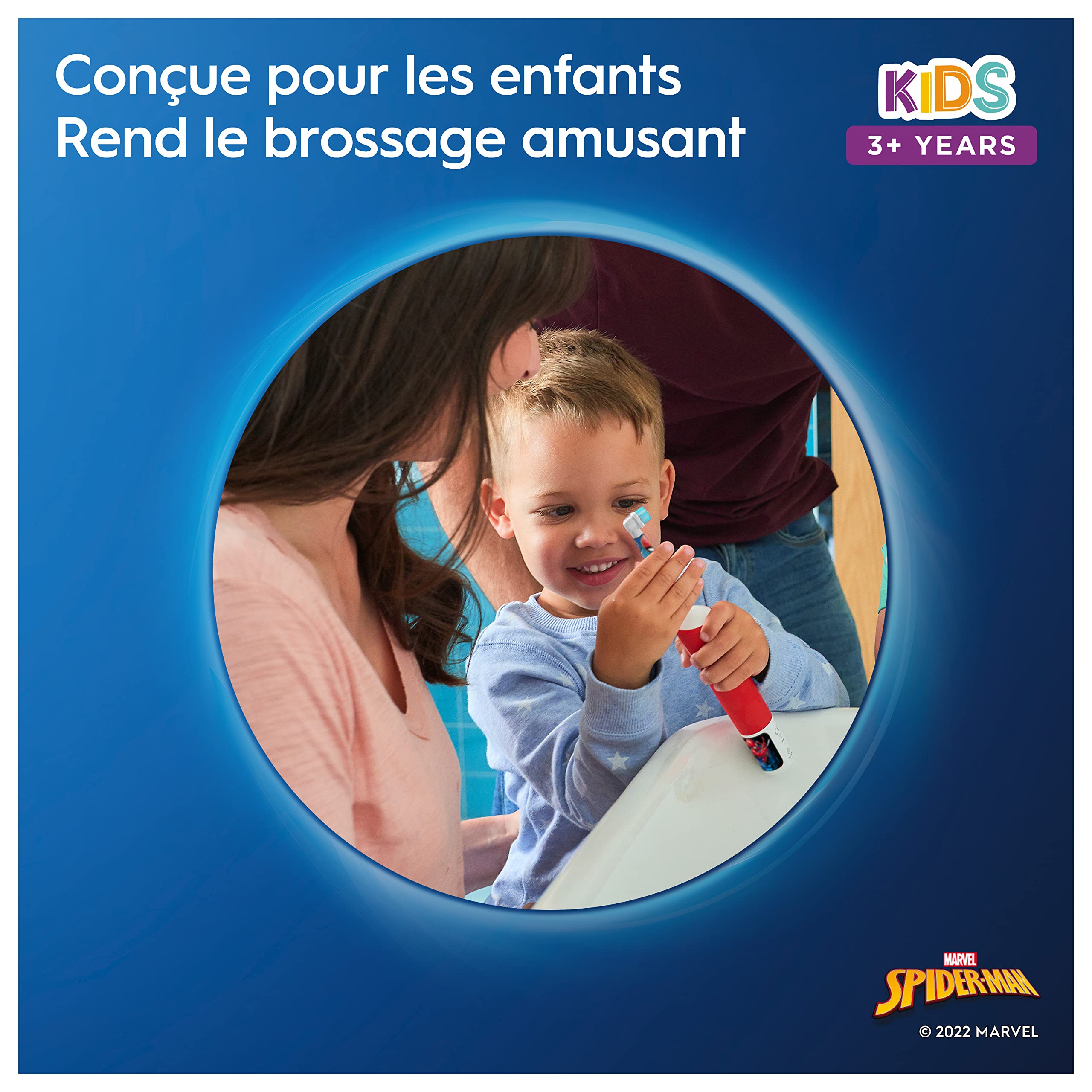 Oral-B Kids Recambios Cepillo de Dientes Eléctrico con Personajes de Frozen 2 de Disney, Pack De 8 Cabezales,1 Unidad (Paquete de 1) & Kids Recambios para Cepillo de Dientes Eléctrico de Niños