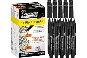 Dri Mark CFD15PK Counterfeit Bill Detector Marker Pens