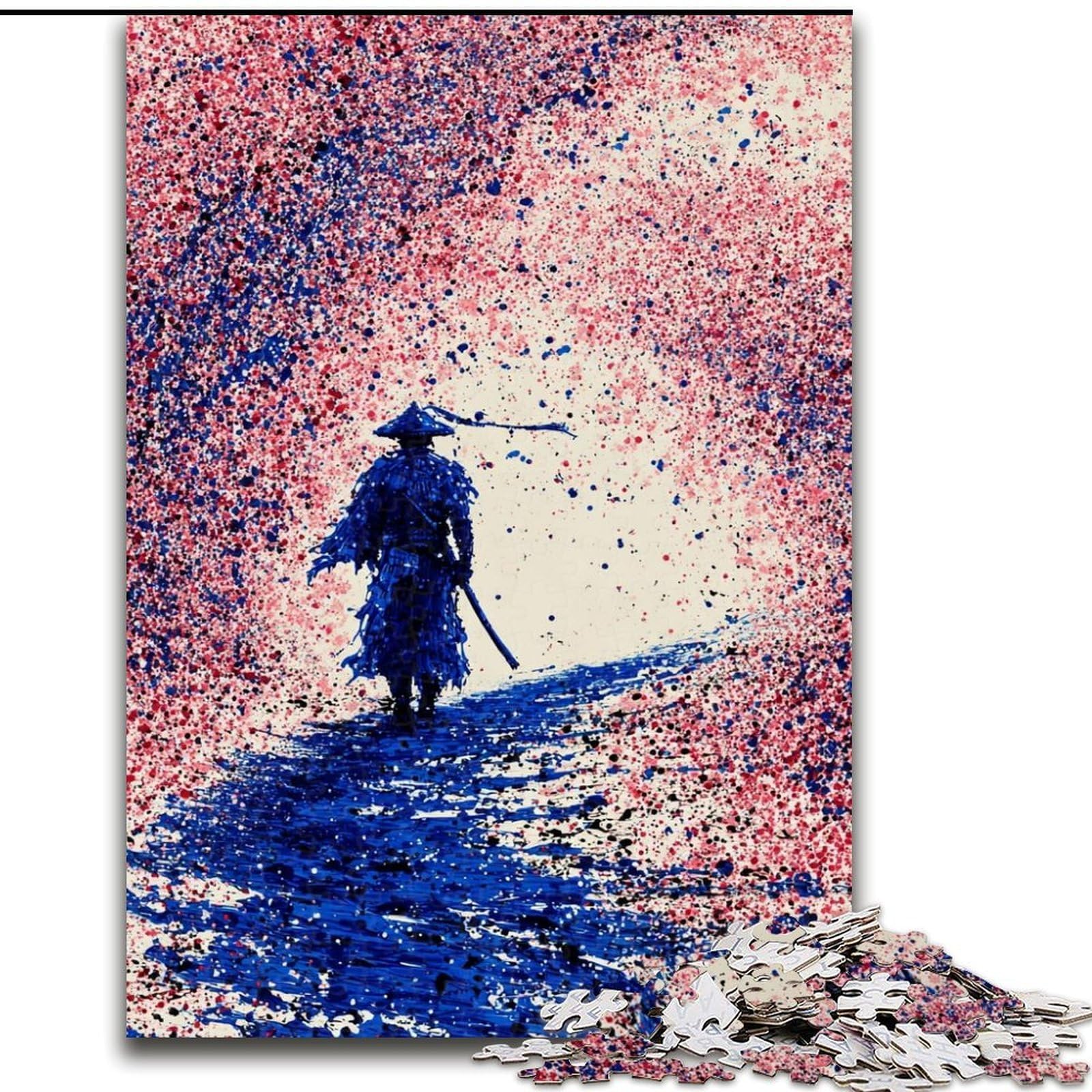 Jigsaw Puzzles for Teenagers 1000 Japanese Ninja, for Age 14+ Suitable for Couples Fun at Home Activities, Birthday Present,Travel Gifts (Size 26x38cm)