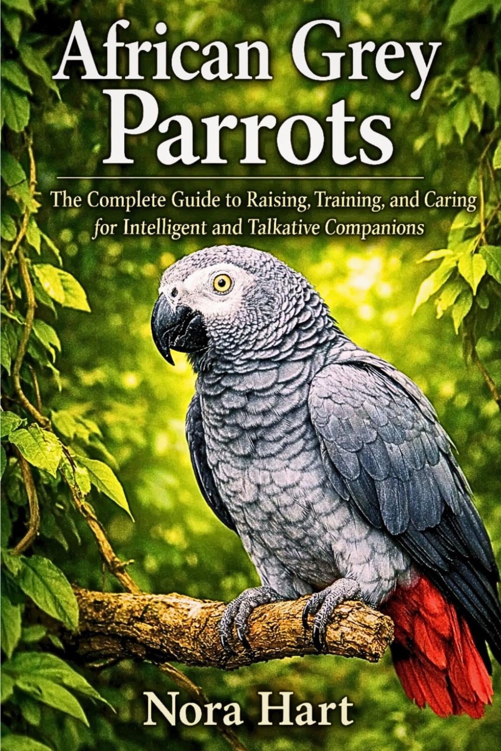 African Grey Parrots: The Complete Guide to Raising, Training, and Caring for Intelligent and Talkative Companions