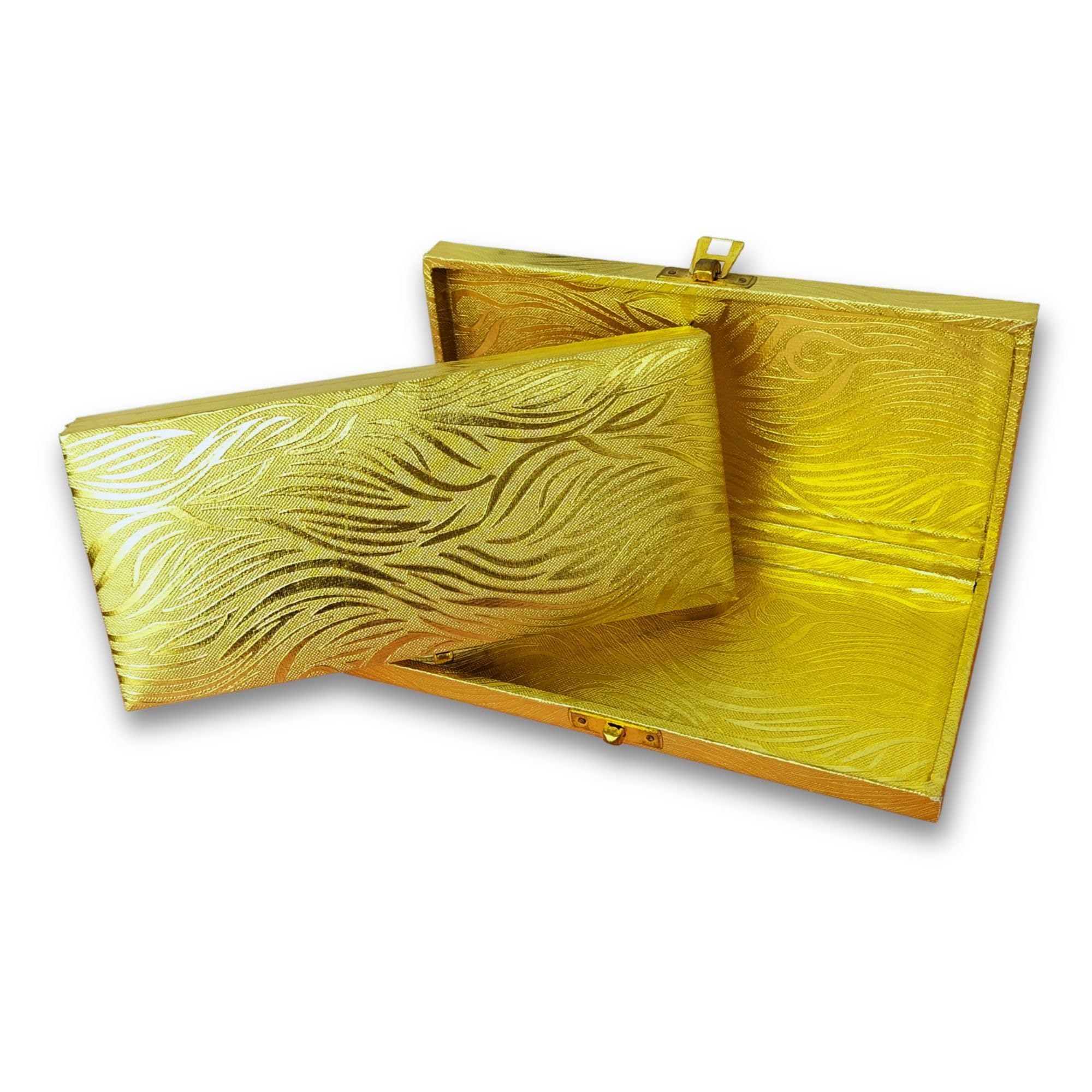 PAPER BEING 1 Pc Golden Decorative Money & Shagun CashBox|Designer Multi-Purpose Box for Cash Gaddi, Jewellery, Sagun Money, Gifts | For Weddings & Festive Gifting-image-18