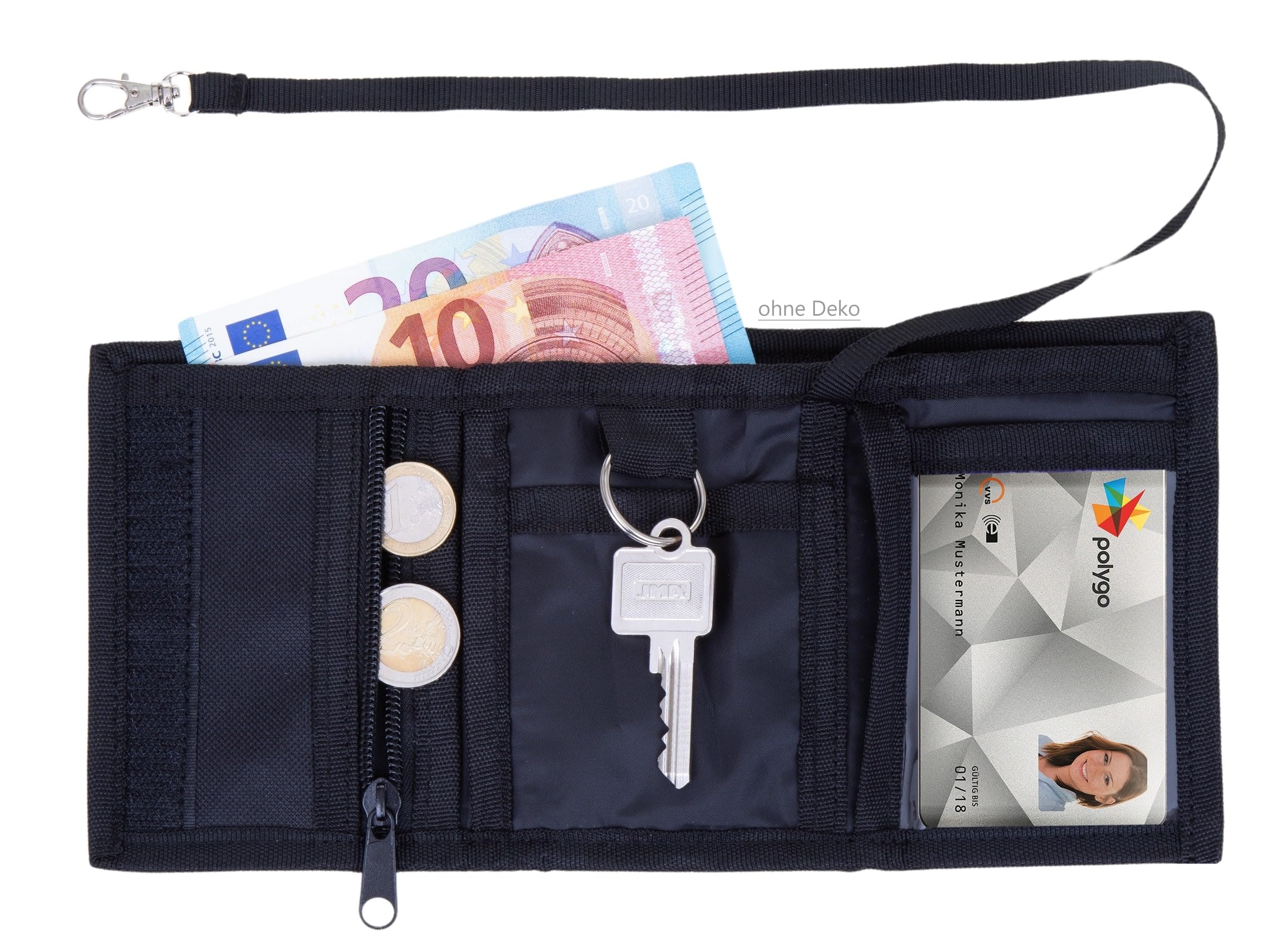 Elephant Geldbörse Kinder Portemonnaie Hero Signature Wallet Schlüsselkette Börse Mädchen Jungen Ausweishülle Geldbeutel Schülerbörse Purse (Flower Türkis Schwarz Verlauf 12801)