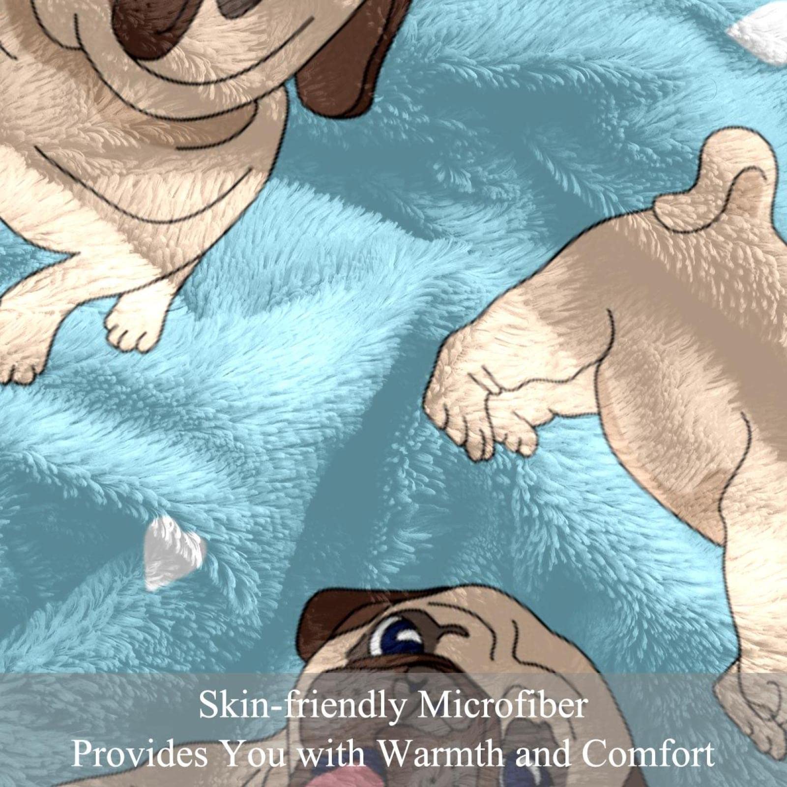 Manta de forro polar para sofá, sofá o cama, acogedora, suave, para perros y cachorros