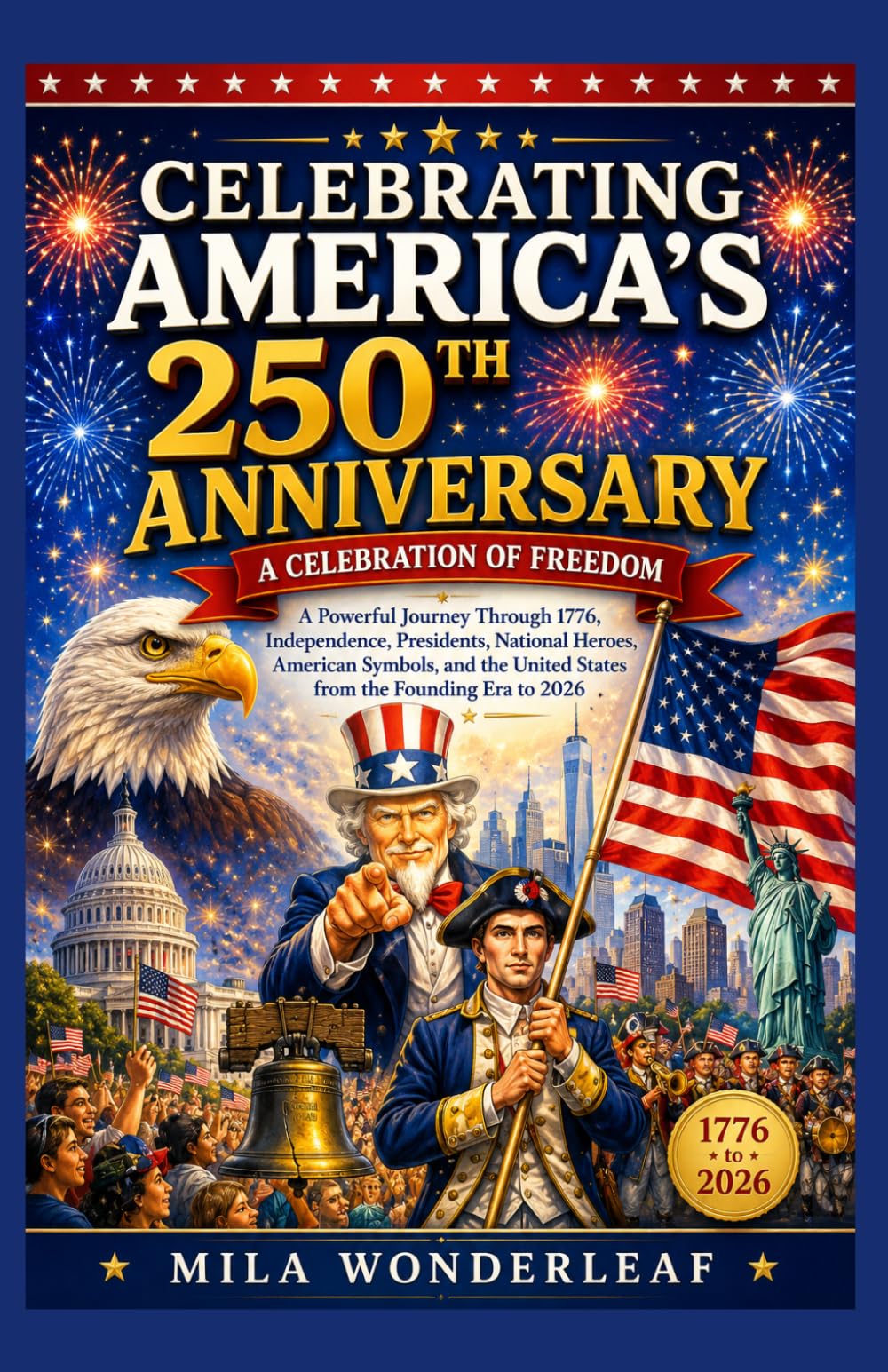 CELEBRATING AMERICA’S 250TH ANNIVERSARY : A Celebration of Freedom: A Powerful Journey Through 1776, Independence, Presidents, Heroes, American Symbols, Historic Turning Points, and America to 2026