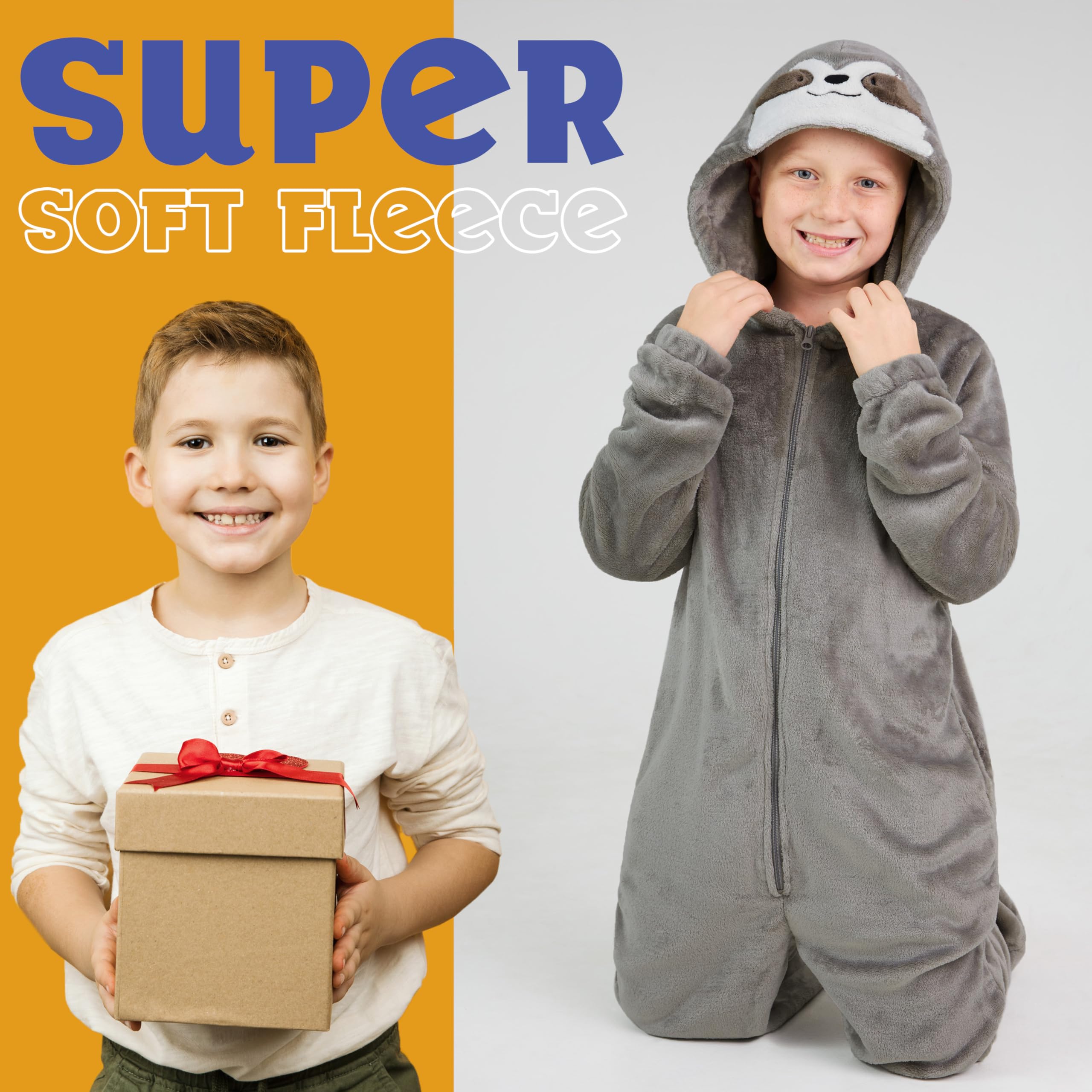 CityComfort Combinaison Pyjama Enfant Animaux Grenouillère Surpyjama en Polaire