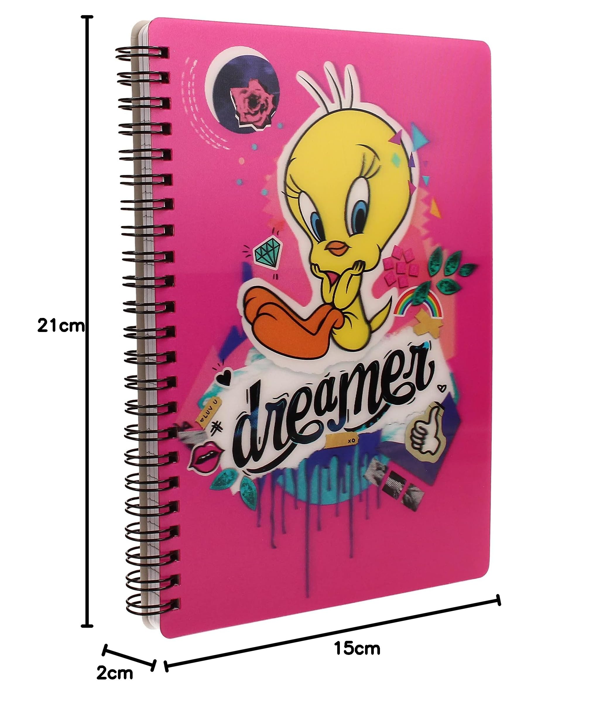 LOONEY TUNES LIBRETA EFECTO 3D PIOLIN DREAMER