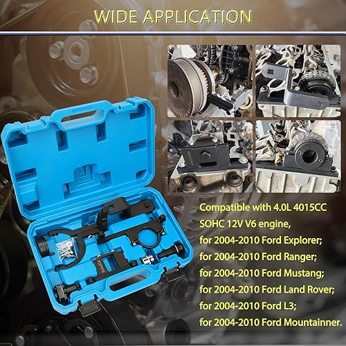 Miniatura 3 de Kit de herramientas de sincronización de árbol de levas para Ford Land Rover Explorer Mustang Ranger Mercury Mountaineer Mazda L3 Mazda 4.0L V6