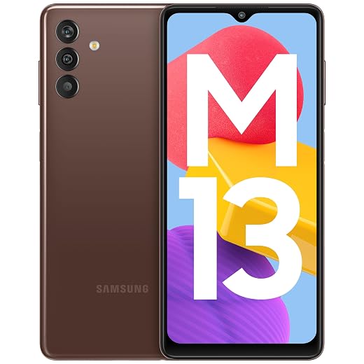 Samsung Galaxy M13 5G (Stardust Brown, 4GB, 64GB Storage) | 5000mAh Battery | Upto 8GB RAM with RAM Plus