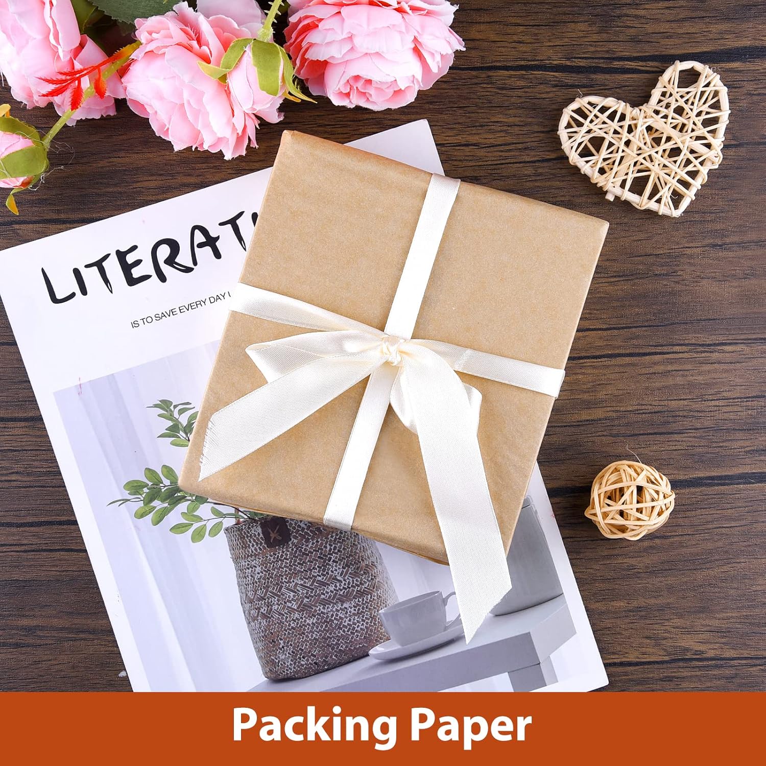 NEBURORA 100Pcs Brown Butcher Paper Sheets No Wax Disposable Butcher Paper Precut Square Wrapping Paper for Smoking Meats, Butcher Paper for Sublimation Heat Press 12 x 12 inch : Industrial & Scientific