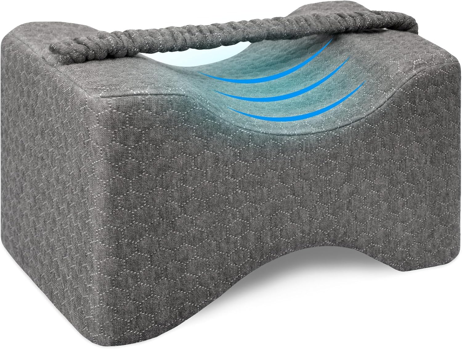 Amazon.com: Memory Foam Knee Pillow, Leg Pillow for Side Sleeping - Spine Alignment Pillow For Side Sleepers