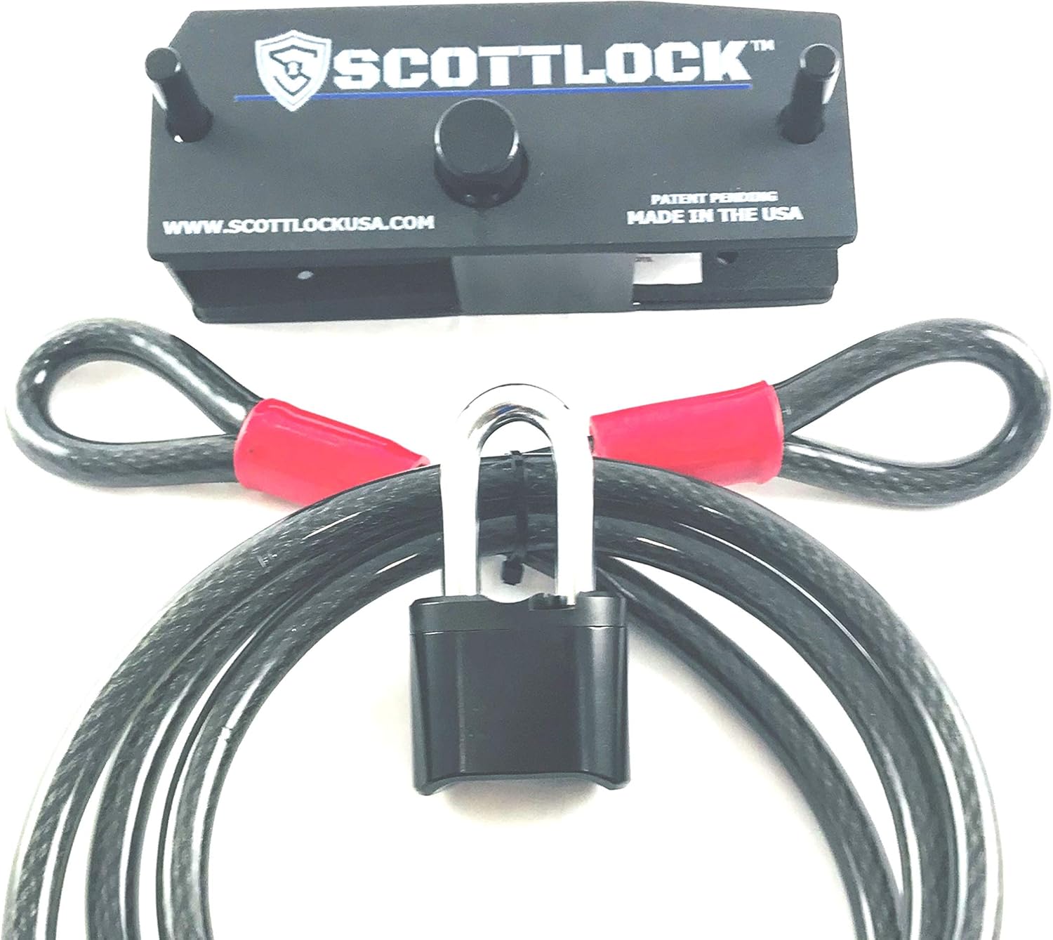 Amazon.com: SCOTTLOCK™ AR15 Rifle Lock with Heavy Duty Cable and ...