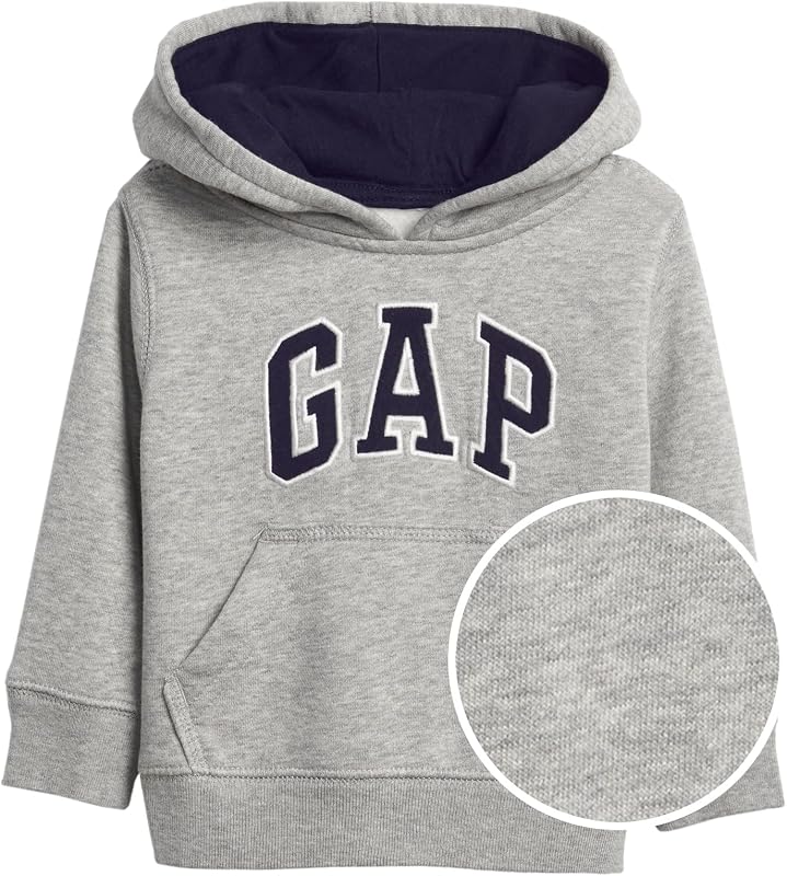 GAP buzo con capucha y cremallera completa con logotipo para bebés
