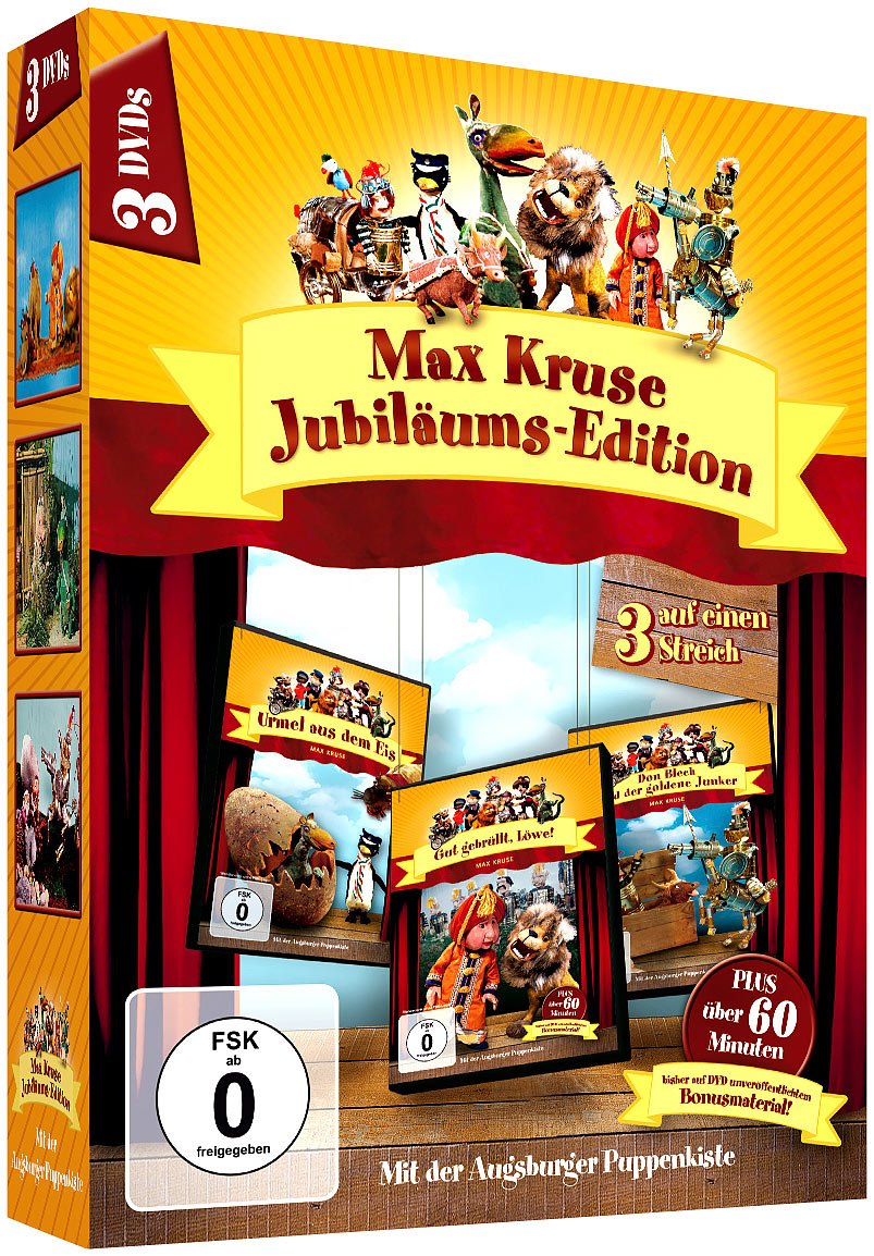 Augsburger Puppenkiste - Max Kruse Jubiläums-Edition [3 DVDs]