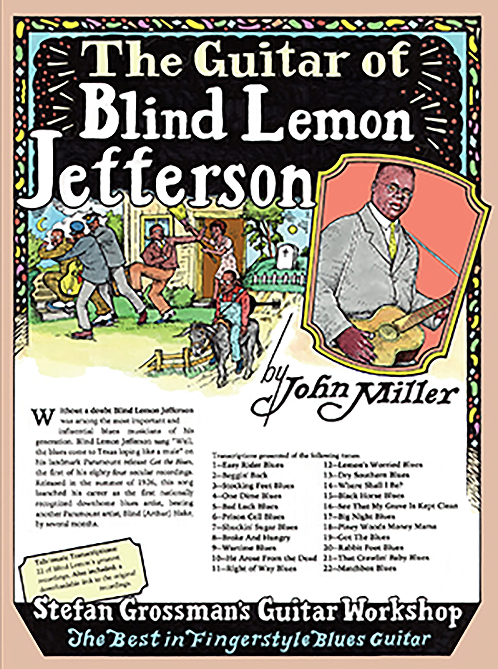 Guitar of Blind Lemon Jefferson. Book with Online Audio