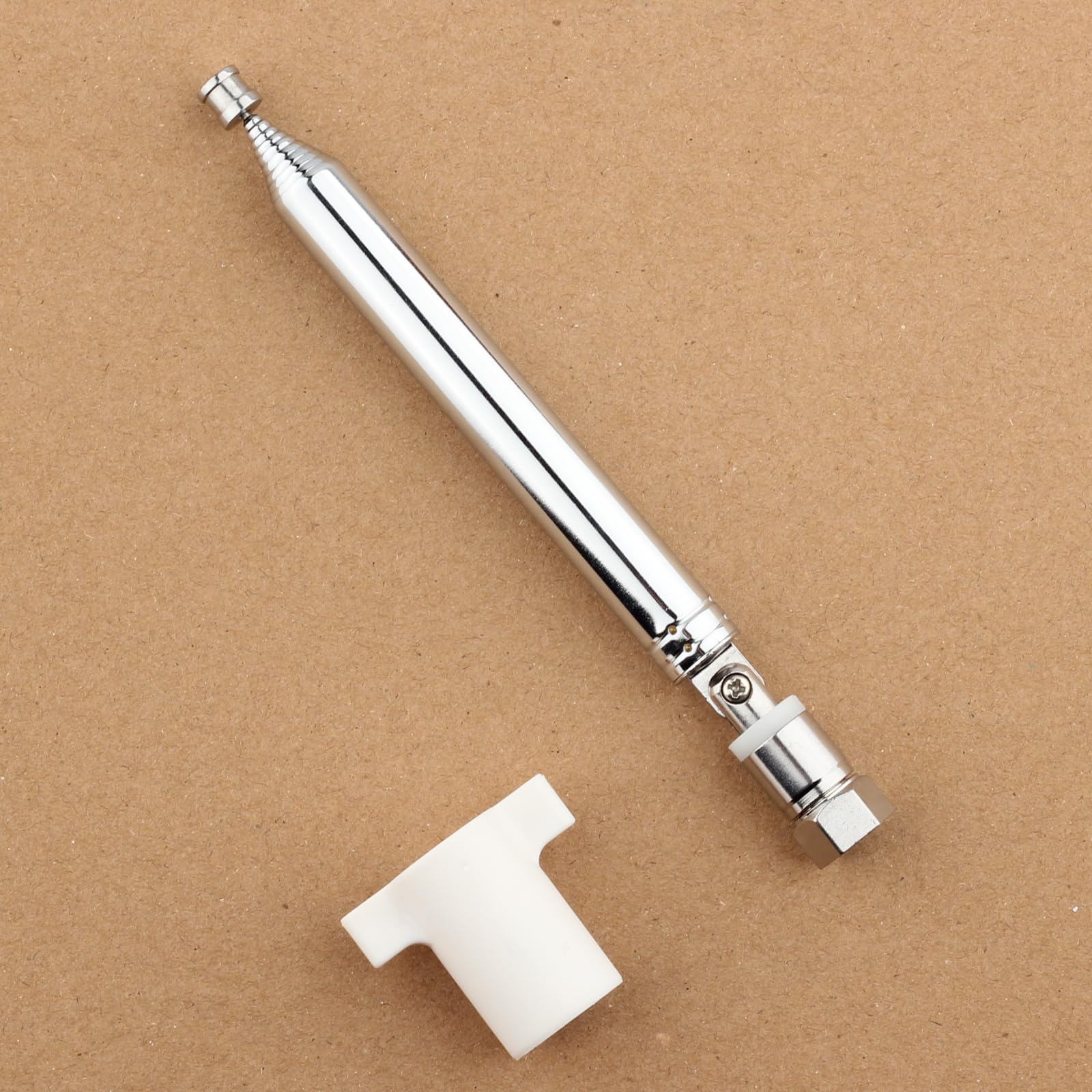 12 Sections Telescopic Aerial Antenna FM 75 Unbal for All F Connector Radio and Compatible with Tivoli Audio Model One, Two, Three,Musicsystem Radio