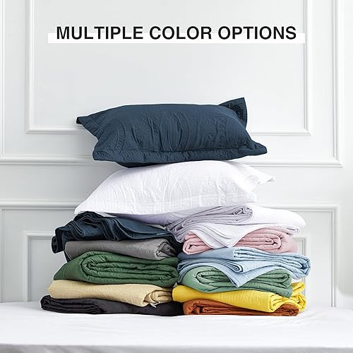 Vista 8 de Love's cabin - Juego de edredón tamaño King, color azul marino, colcha de verano, microfibra ligera, estilo moderno de moneda, para todas