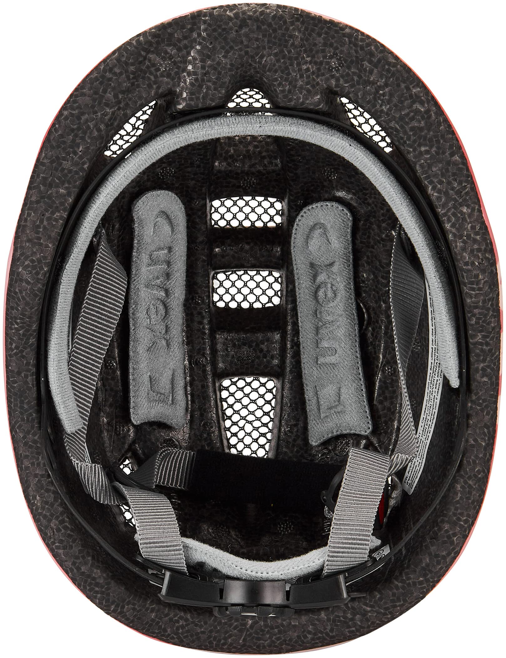 uvex kid 2 cc - lekki kask rowerowy dla dzieci - indywidualna regulacja wielkości - możliwość zainstalowania światła LED - pink polka - 46-52 cm