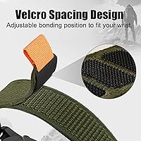 Vista 20 de ANCOOL Correa compatible con Garmin Fenix 7X/6X/5X, correas de nailon de fácil ajuste de 1.024 in para Garmin Fenix 3/5X Plus/6X Pro/Tactix Negro