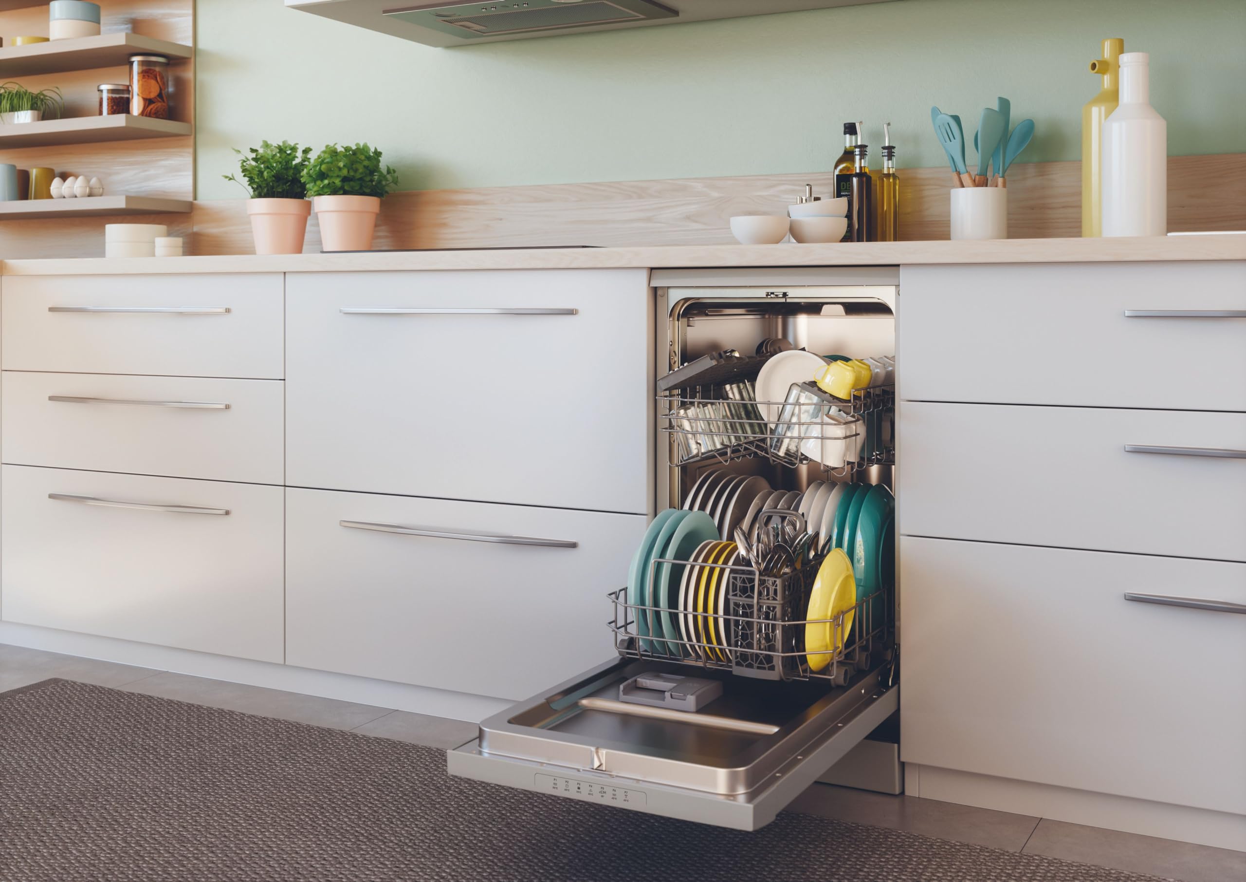 LAVE-VAISSELLE LARGEUR 45CM 10 COUVERTS 47dB CLASSE E SILVER